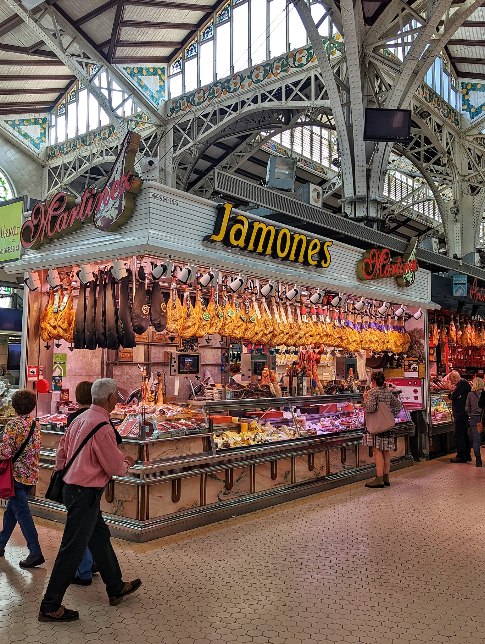 Spain: A week in Valencia - Mercado Central Jamones