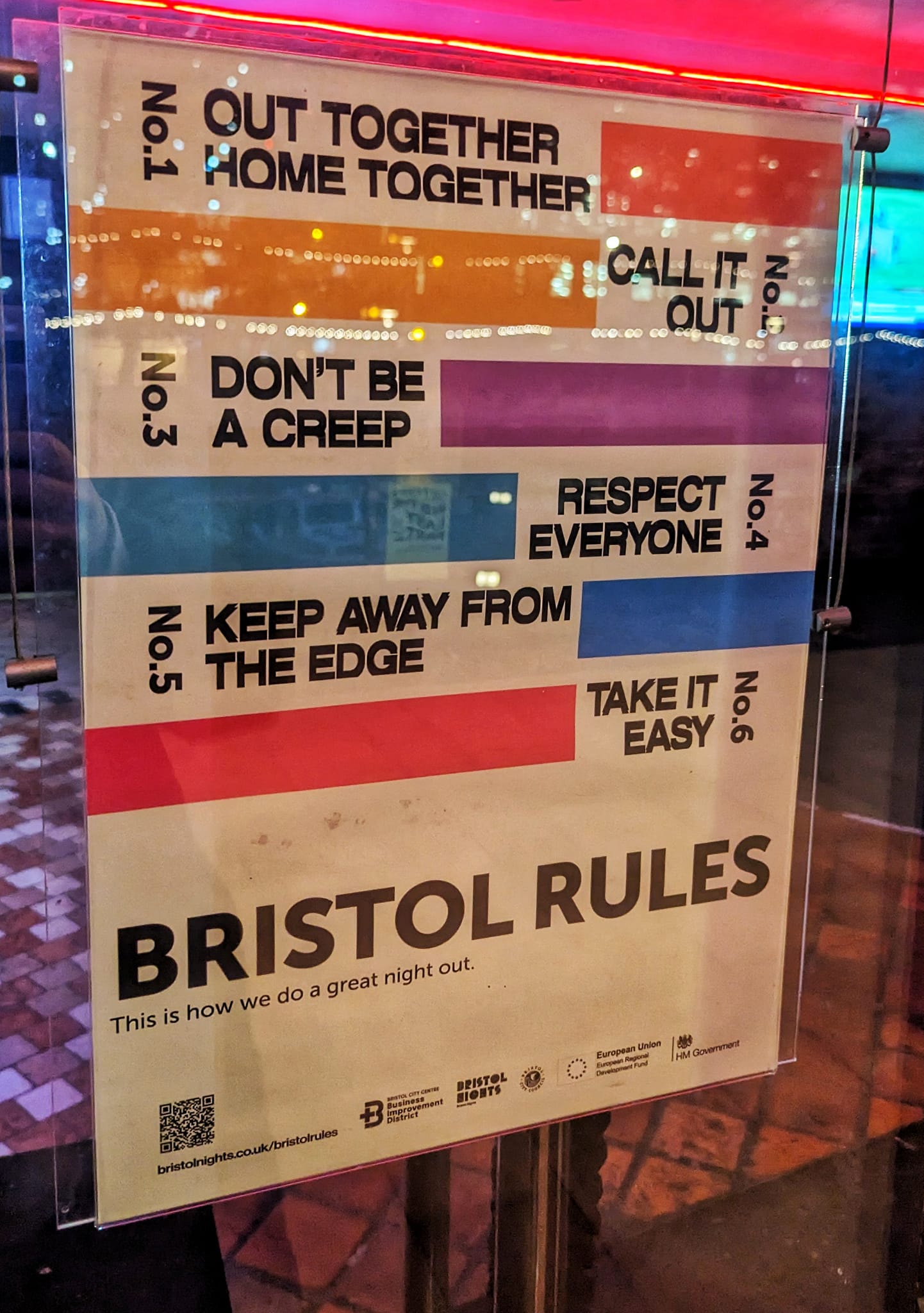 England: A few days in Bristol - Rules for a night out