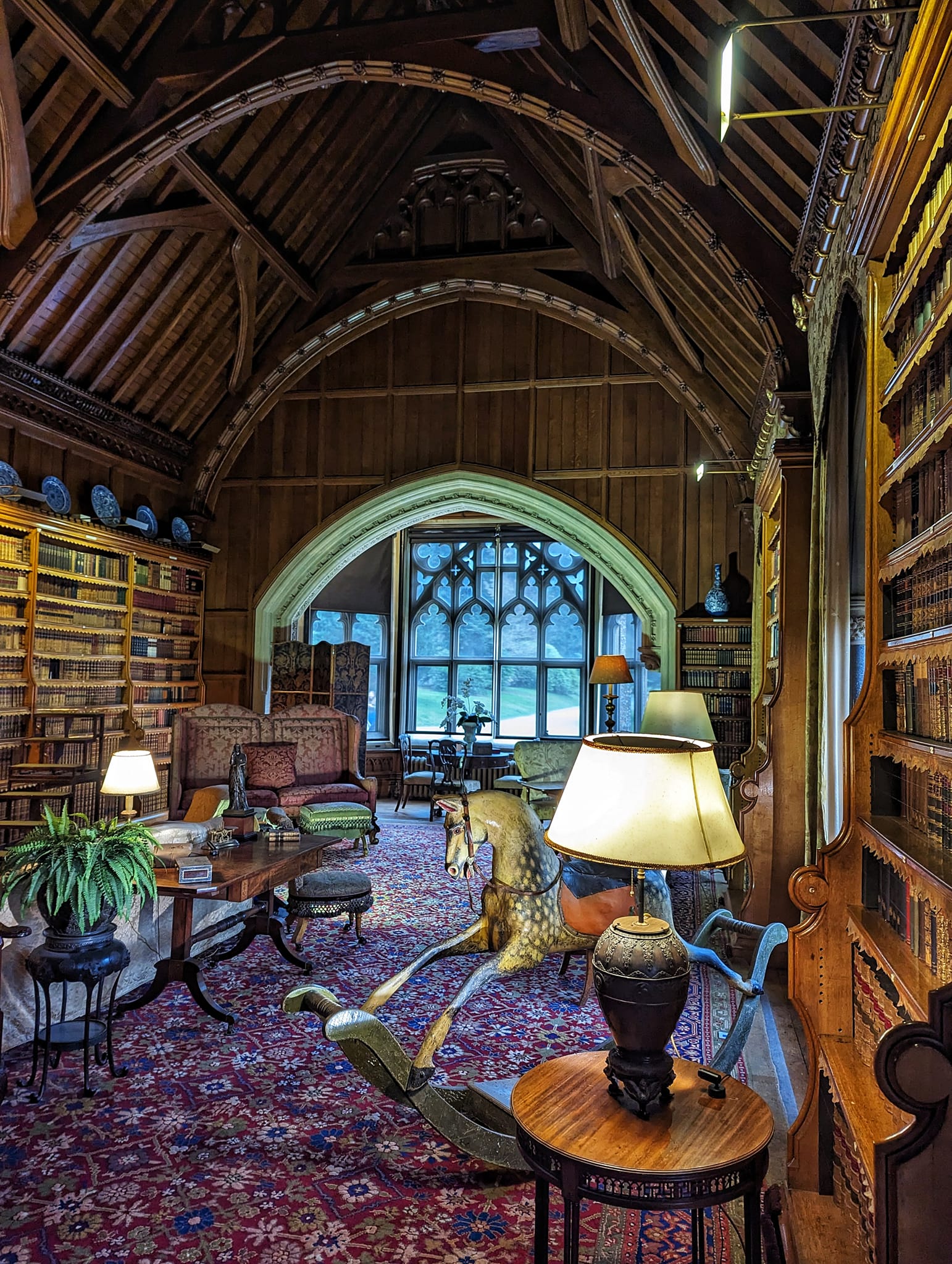 England: A few days in Bristol - Tyntesfield House - Library