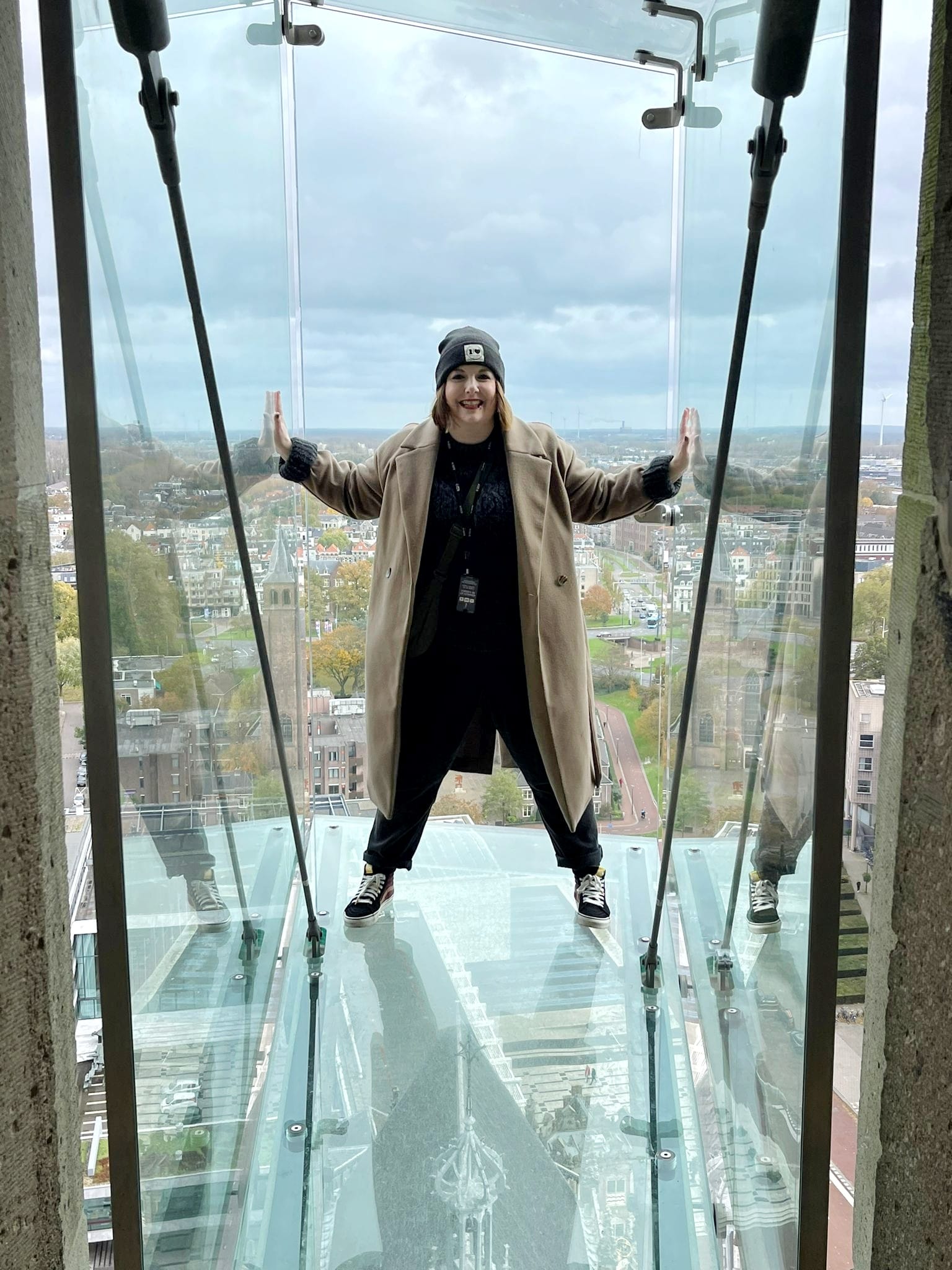 The Netherlands: A few days in Arnhem - Eusebiuskerk glass balcony